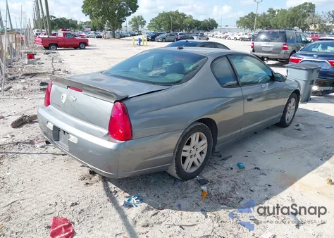 2006 Chevrolet Monte Carlo Lt из США, поврежденный, VIN 2G1WK151869178807